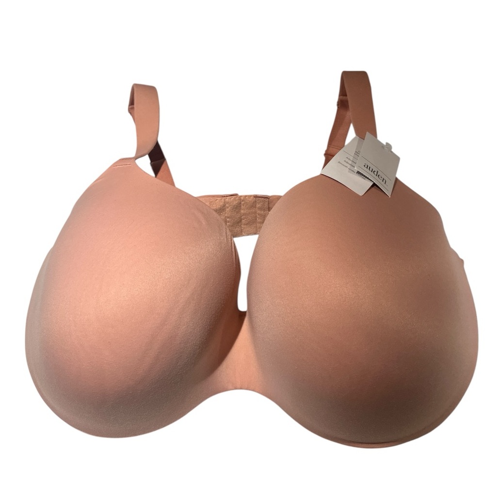 New Auden Light Pink Lightly Lined Demi Underwire Bra - Size 44DDD